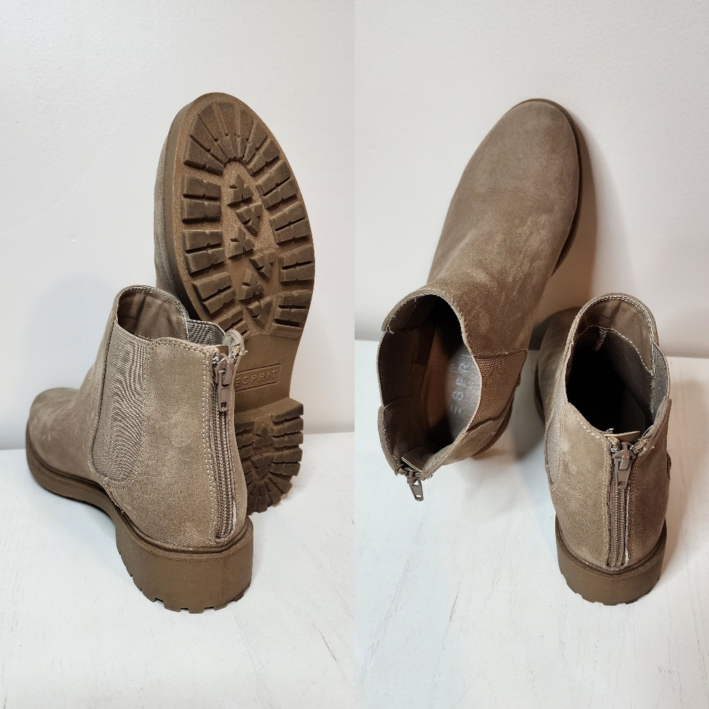 Espirit Tan Suede Boots - Picture 5 of 6